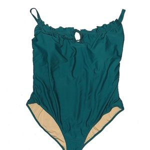 NWT Old Navy one-piece teal swimsuit size 3X